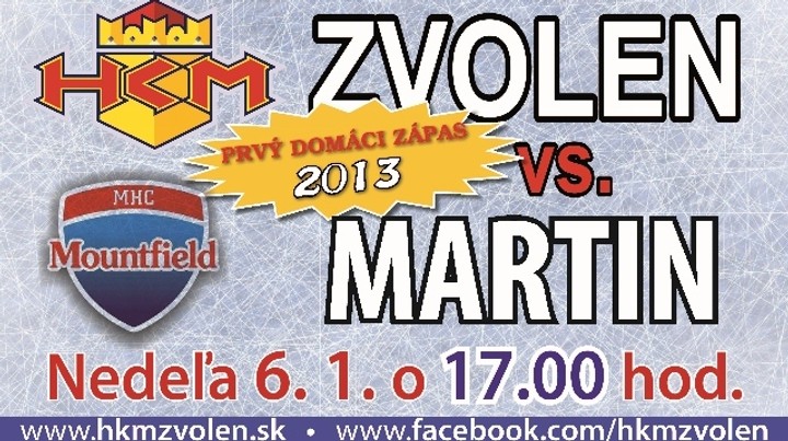 V nedeľu domáca premiéra 2013 proti Martinu